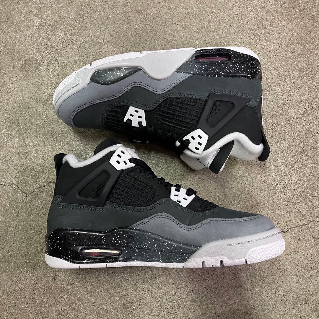 Nike GS Air Jordan 4 Retro \"Fear\" 23.5㎝