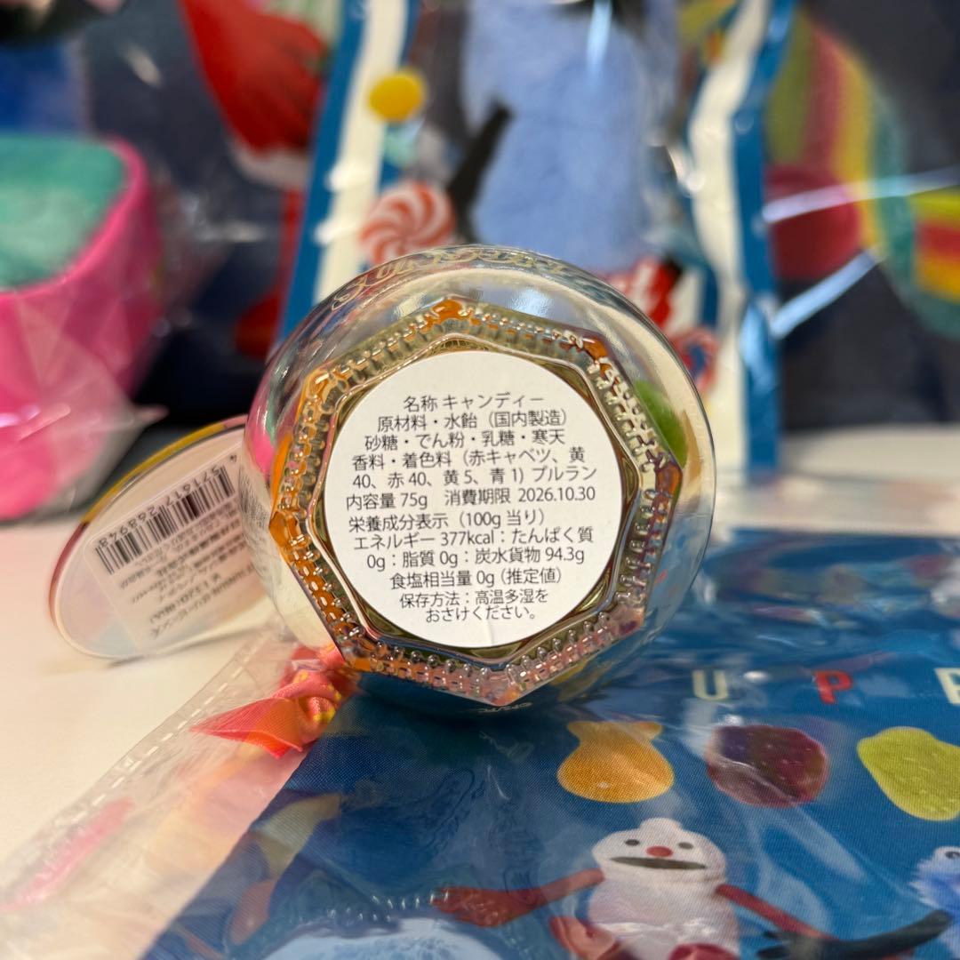 パペットスンスン　ポップアップ　ビーンズ　クッキー缶　巾着　キャンディストア