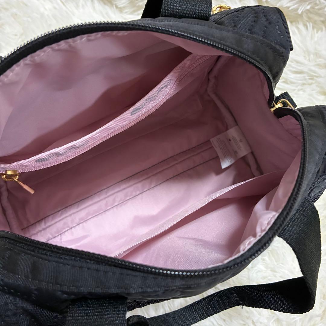 美品　レスポートサック　ブロッサムミニボストン　ハンドバック　ショルダー　黒