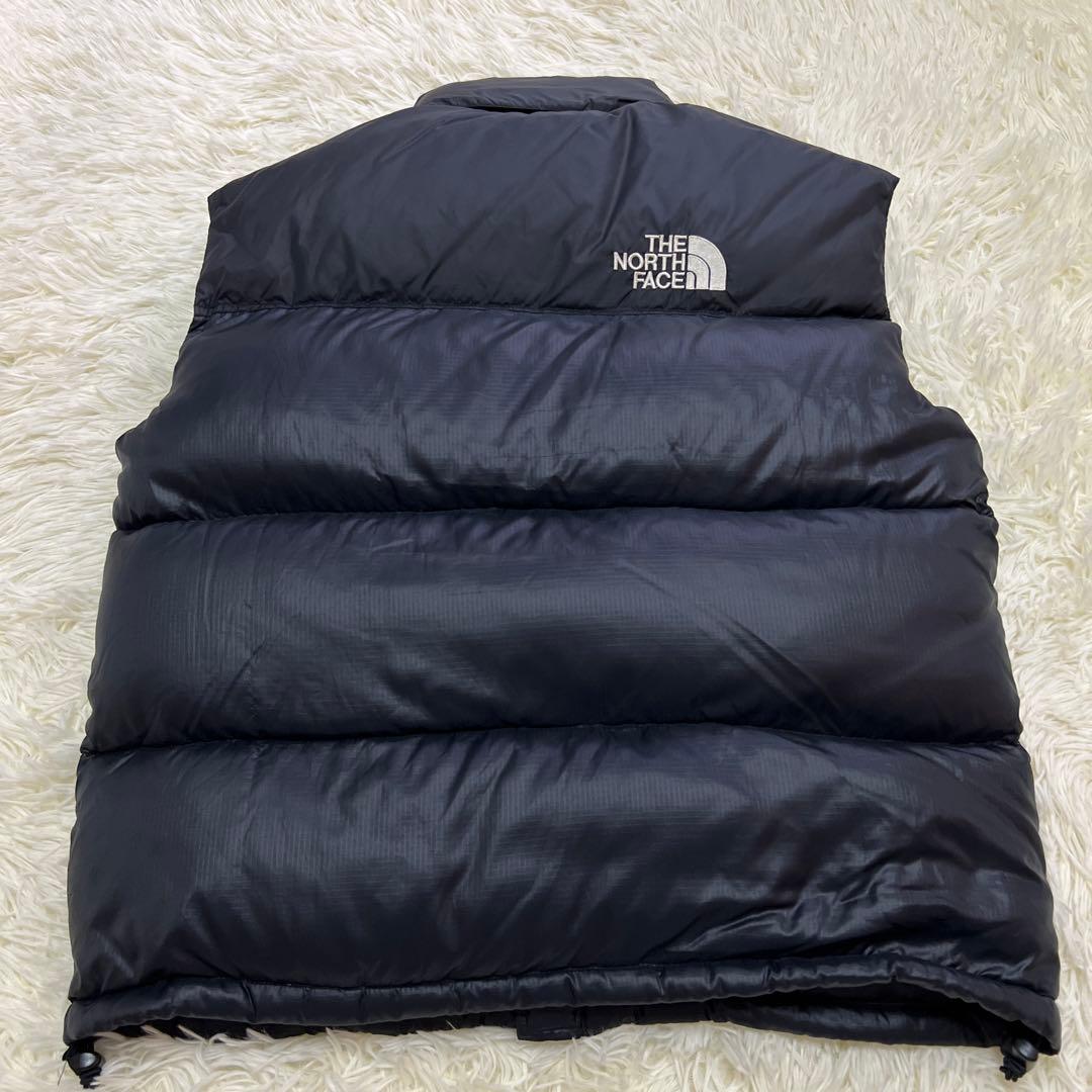 【良品】ザ ノースフェイス♪ヌプシ ダウンベスト 700フィル M