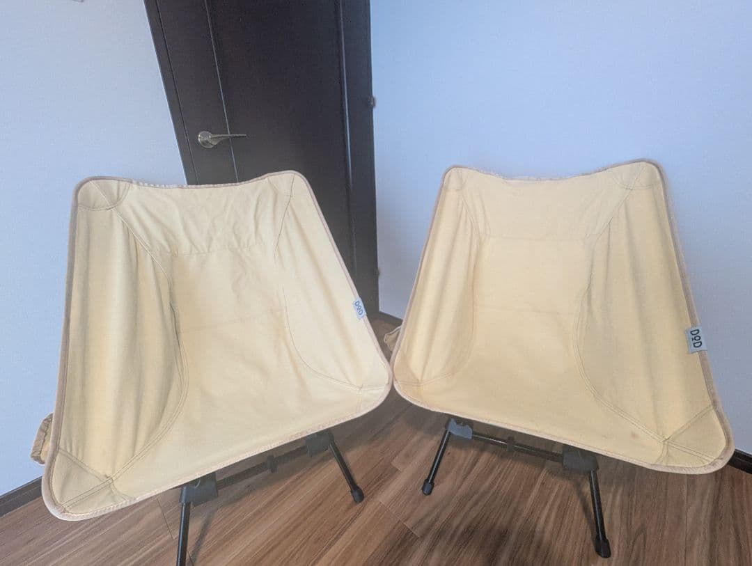 【2脚セット】DOD スゴイッス（タン）アウトドアチェア