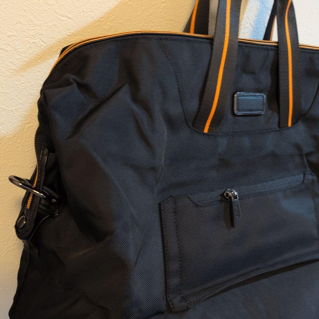 【中古】Tumi M-Tech Mテック ソフトサッチェル バッグ オレンジ