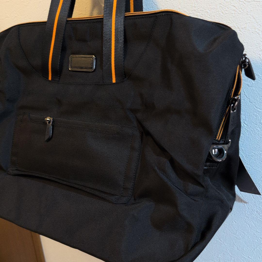 【中古】Tumi M-Tech Mテック ソフトサッチェル バッグ オレンジ