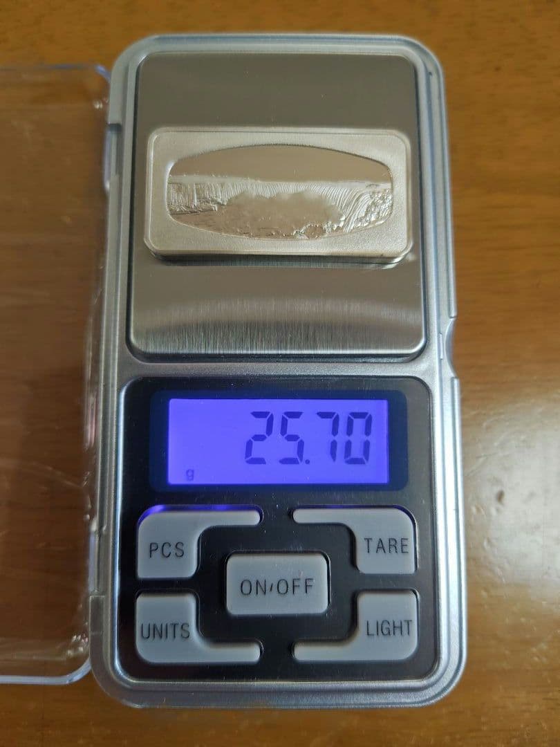 世界の七不思議 SILVER INGOT 「ナイアガラの滝」 搭乗記念ノベルティ
