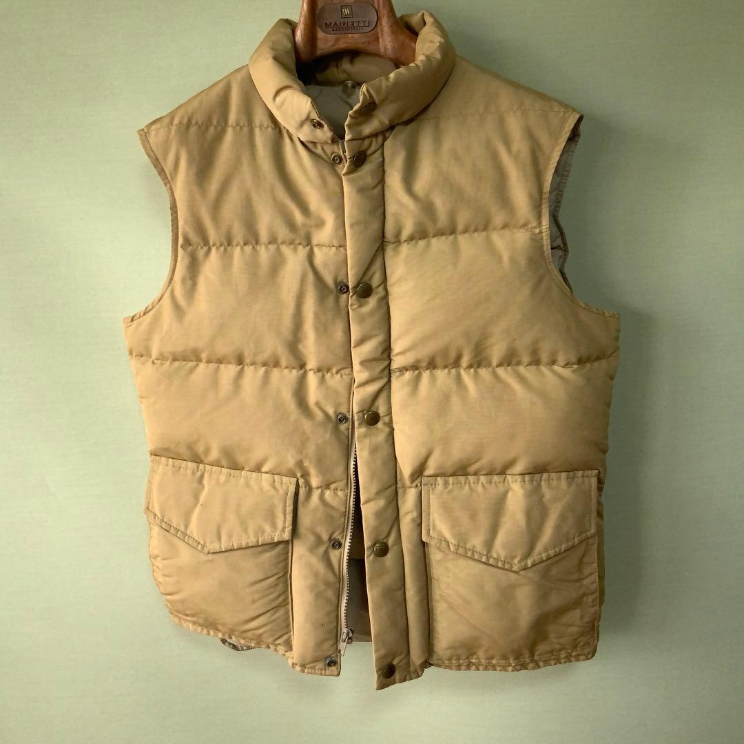美品 L.L.Bean エルエルビーン ダウンベストS 米国製 日本サイズM程度