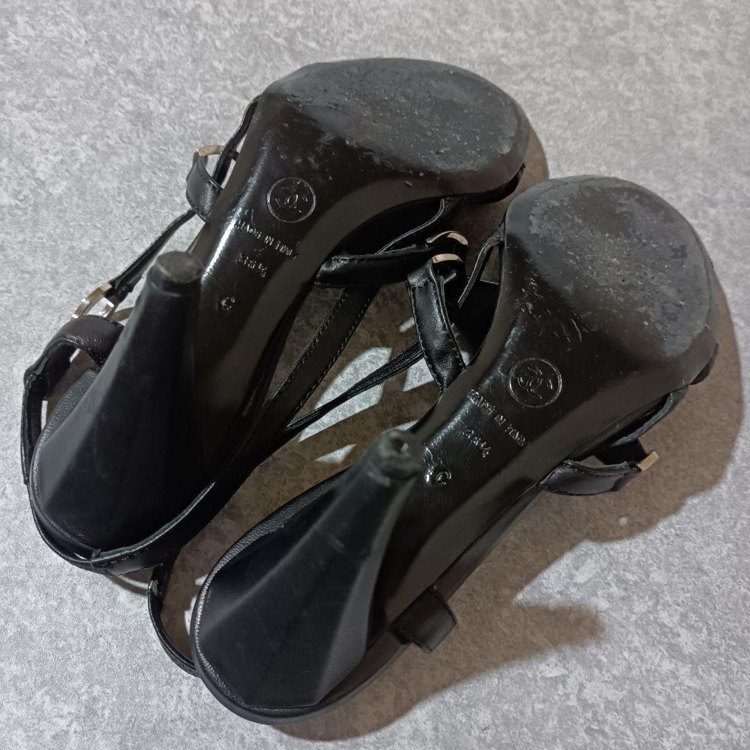 定価約20万【CHANEL シャネル】高級カーフスキン サンダル