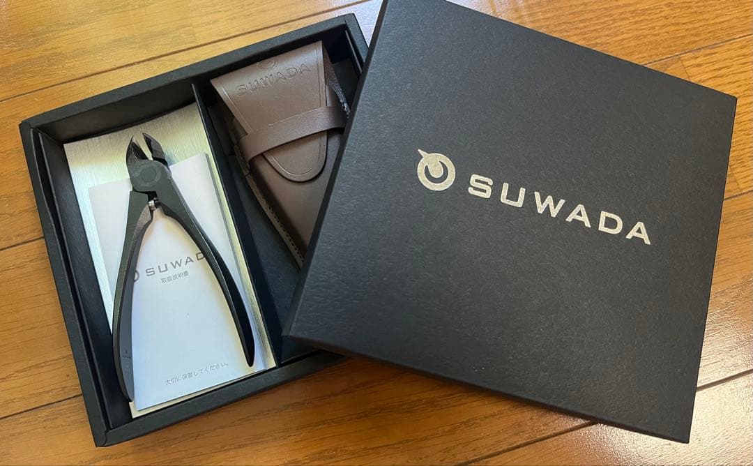 SUWADA ネイルケア用爪切り ブラックL