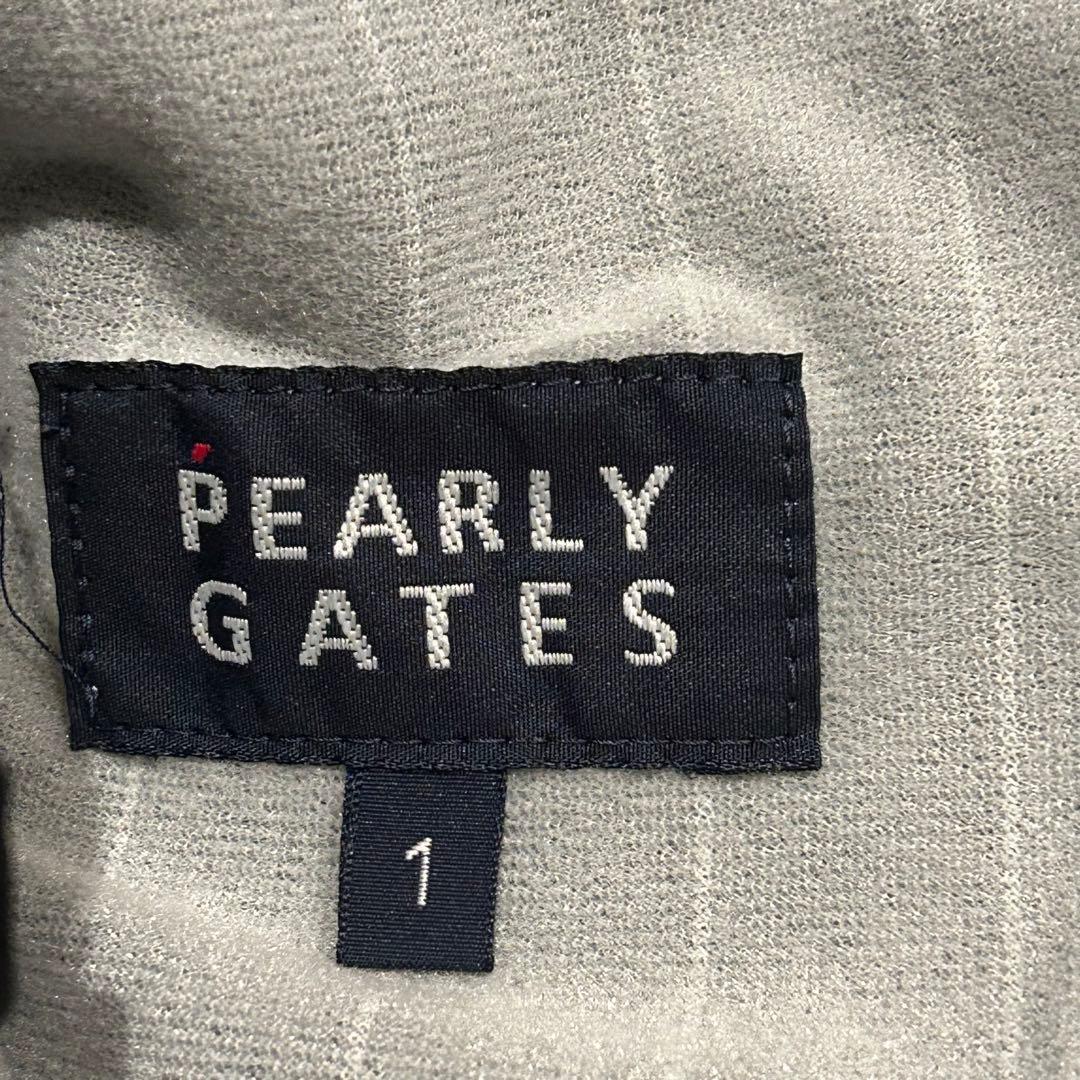 PEARLY GATES 蓄熱 ロゴ プリント　パンツ　ストレッチ　サイズ1