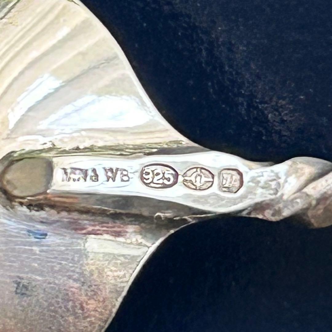 【希少】英国マッピン&ウェッブ　花モチーフ　スプーンセット