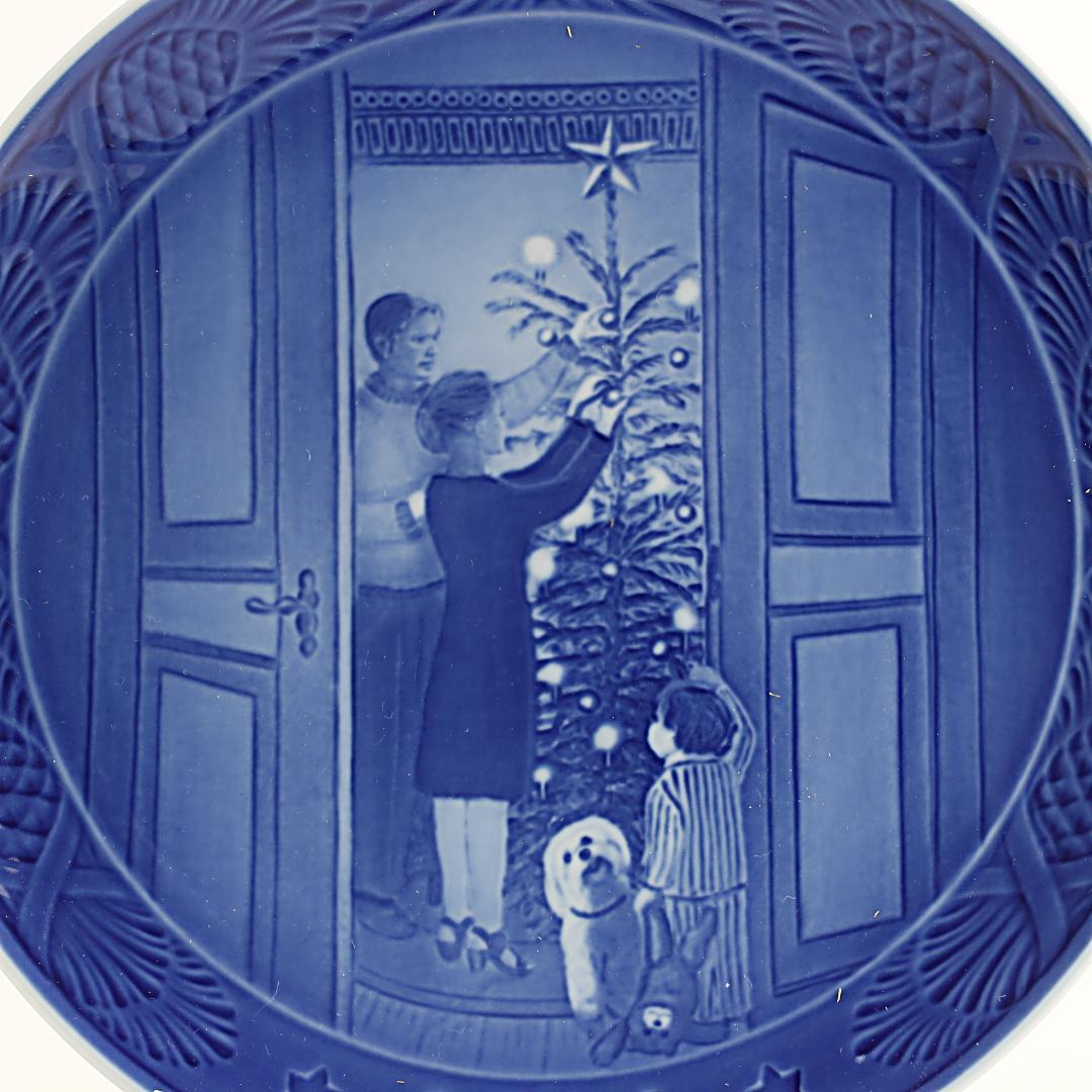 2024年 「クリスマスへの期待」 イヤープレート ロイヤルコペンハーゲン