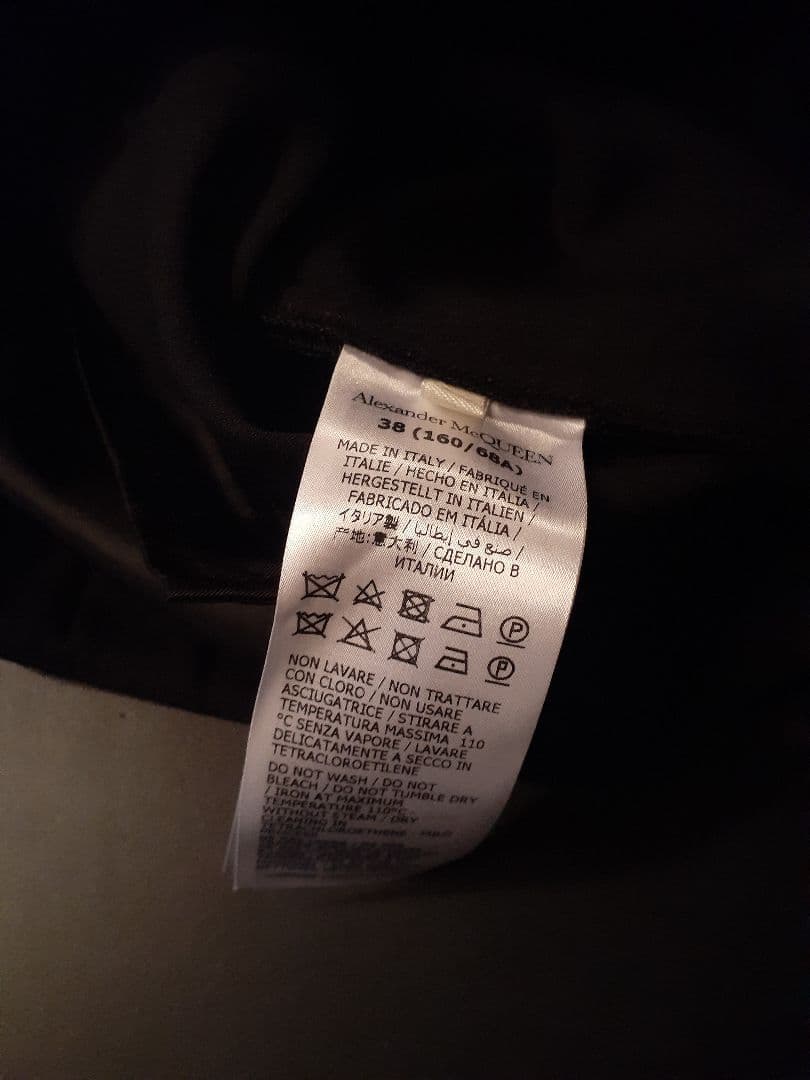 AlexanderMcQueen リボンモチーフ ショートパンツ スカート風 黒