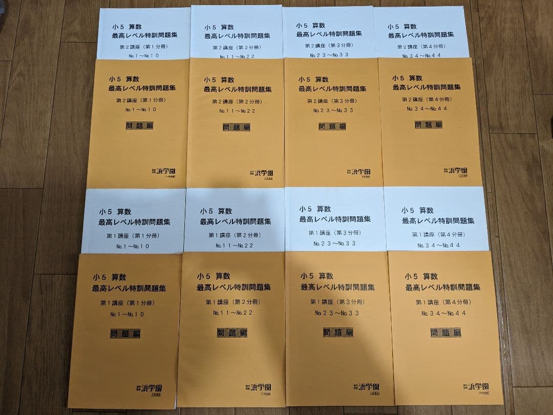 浜学園 小5 算数 最高レベル特訓問題集