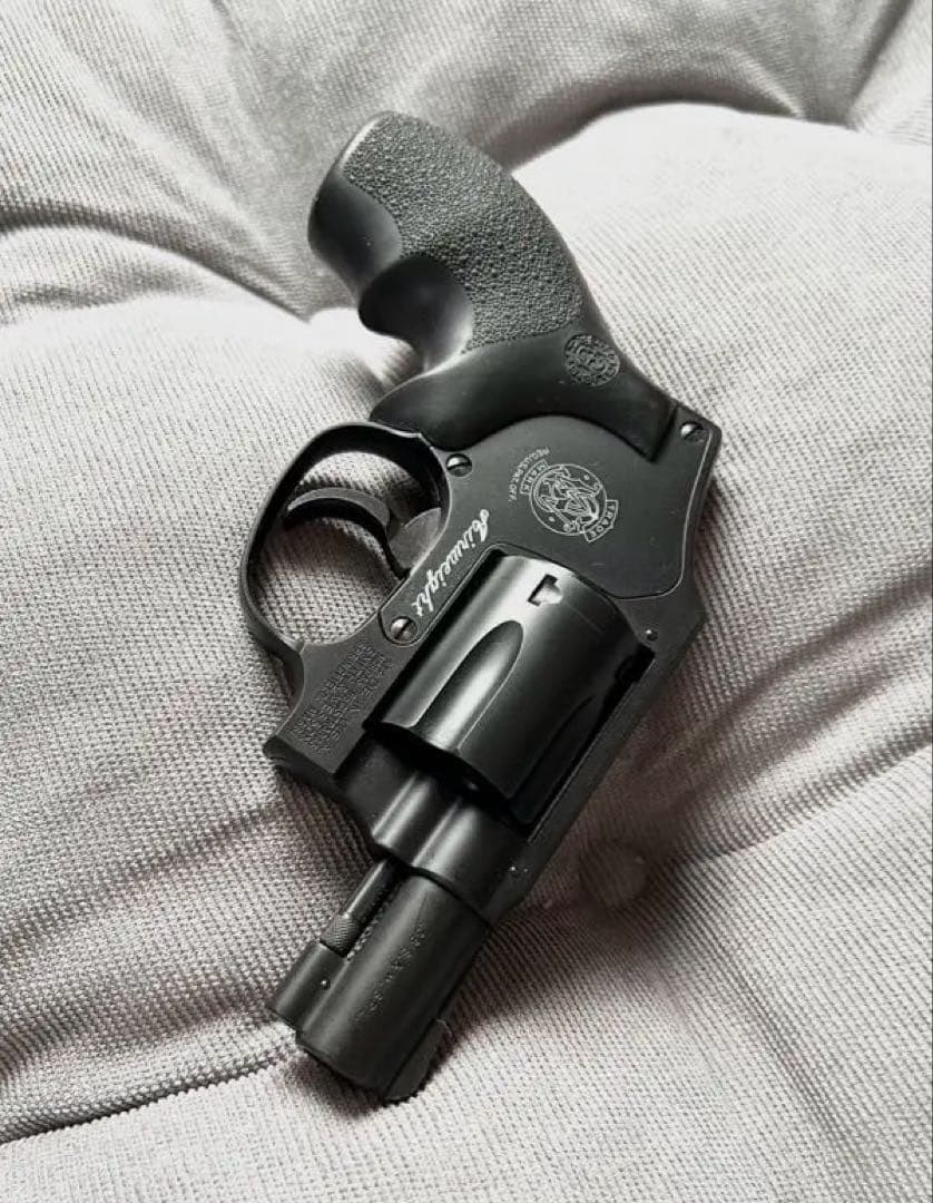 【タナカ】S&W M442J-police HW & ホーグラバーグリップ