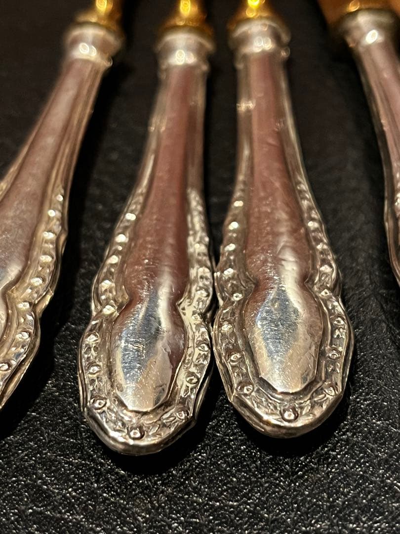 純銀800製　スターリングシルバー　カトラリー　セット　アンティーク　フランス