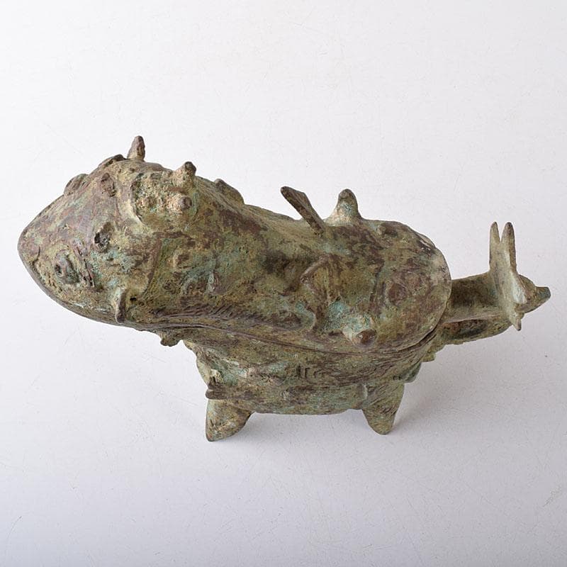 yoshi2000　中国　古銅青銅　獣面　ジコウ　觥　V R8280