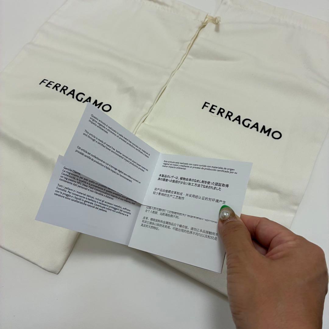 FERRAGAMO フェラガモ☆Aludra レザー ミュール 6 1/2