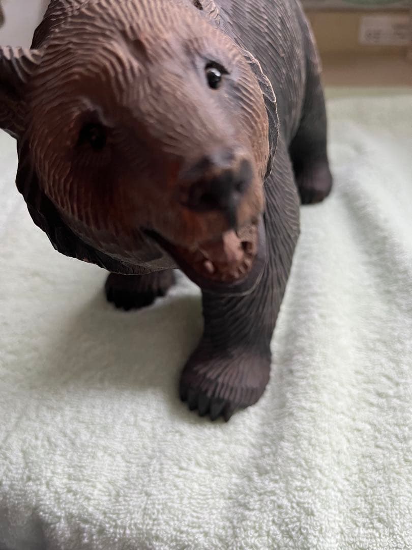 マ*ー様 北雪作　茂木多喜治　木彫り熊　北海道　八雲　骨董品