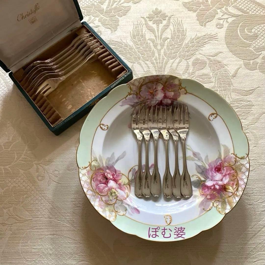 【フランス／クリストフル】純銀／ケーキフォーク 1本