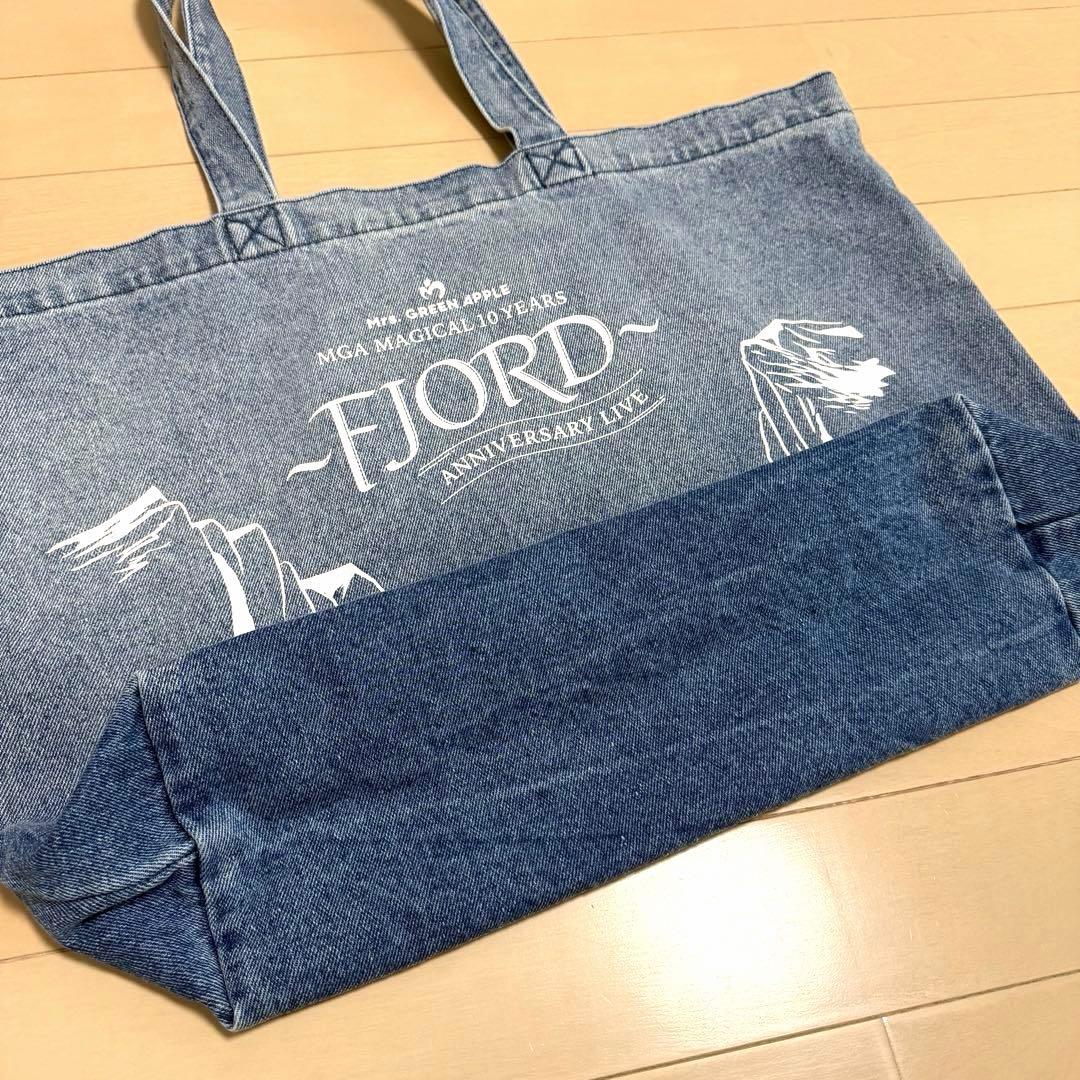 ミセスグリーンアップル　デニムバッグ　フィヨルド　　　デニムトート