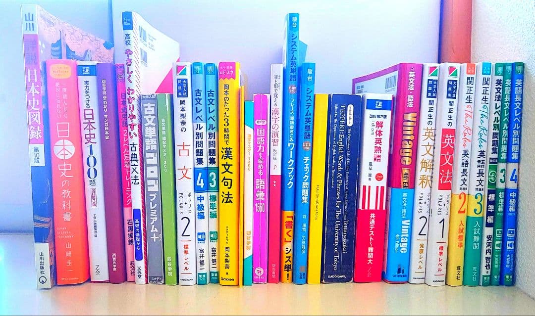 大学受験　参考書　まとめ売り　英語 現代文 漢文 古文 日本史