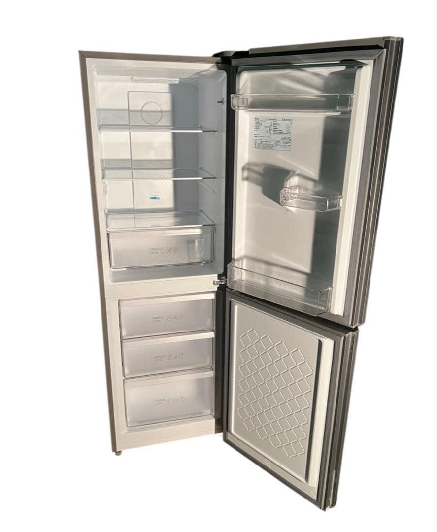 【動作品】TCL ノンフロン冷凍冷蔵庫 2024年製 2ドア 右開き186L