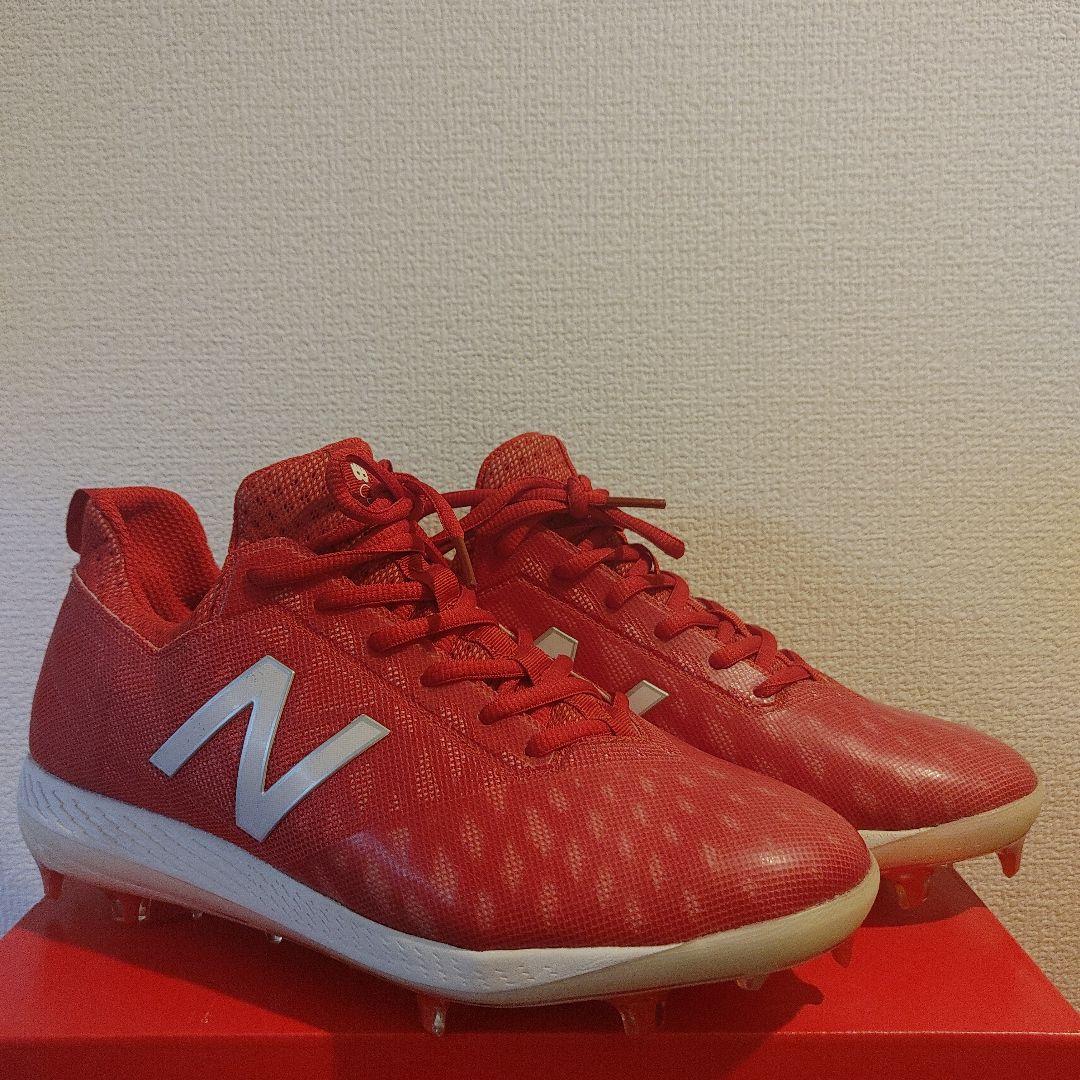 ニューバランス　野球　26.0センチ　スパイク　レッド　ポイント　未使用