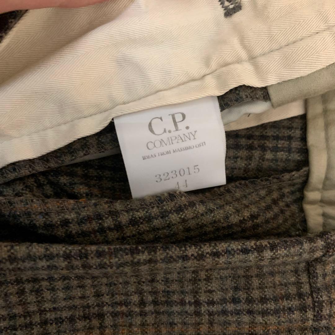 c.p.company 古着　チェックスラックス