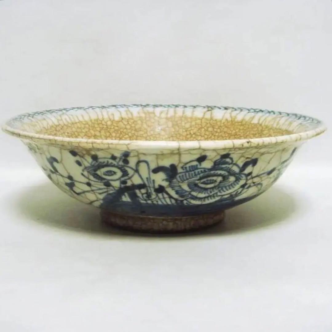 167『中国美術 染付 大鉢』　　/骨董品 古美術 古玩 アンティーク