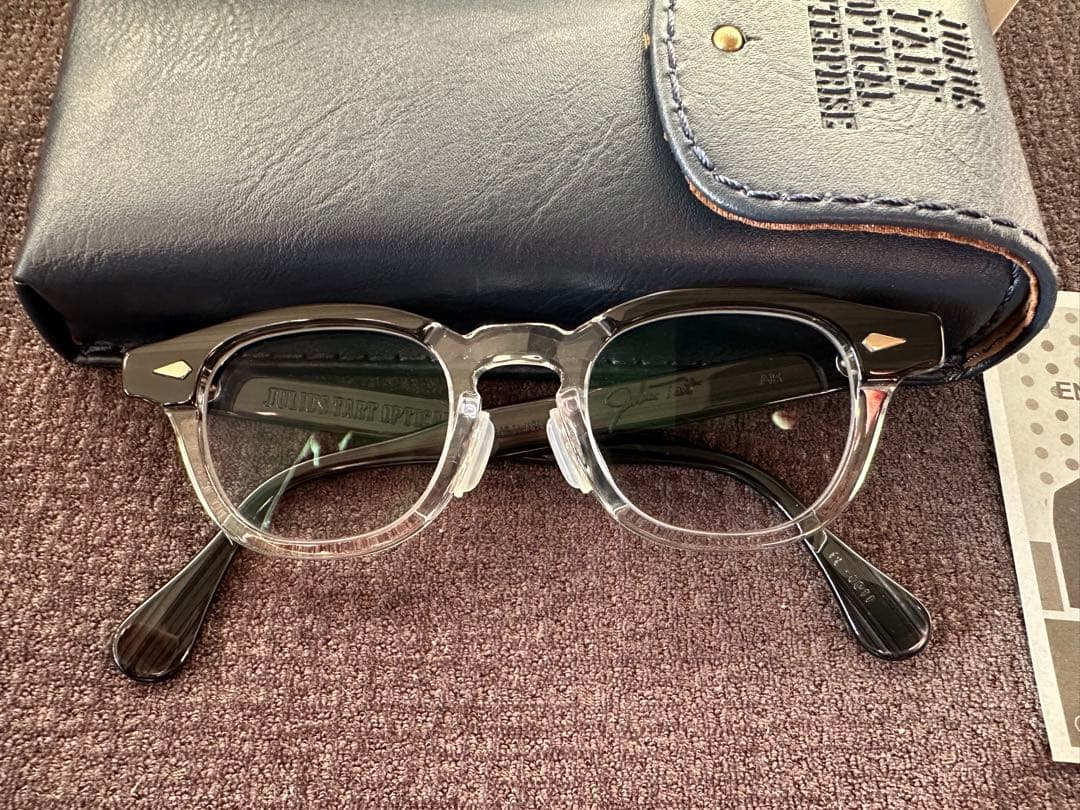 極美品JULIUS TART OPTICAL AR 44-22 度なし調光レンズ