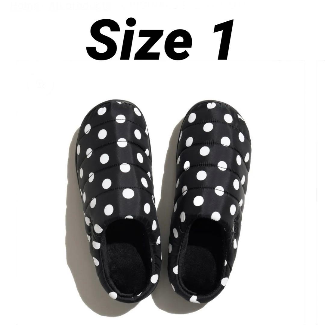 新品　SUBU DOTS スブ 水玉 ドット　サンダル　size 1