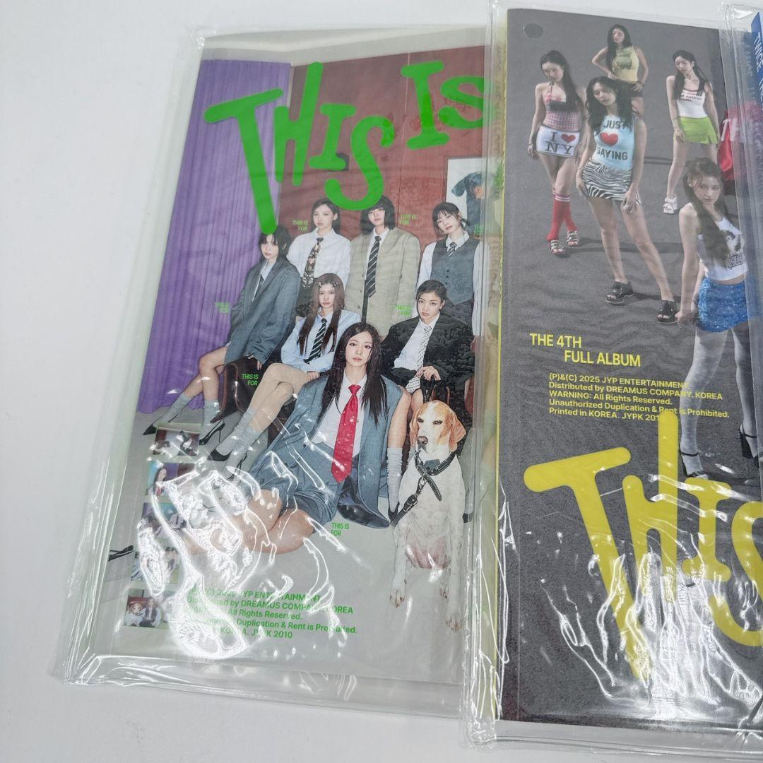 TWICE THIS IS FOR 3形態セット 新品未開封 CD アルバム