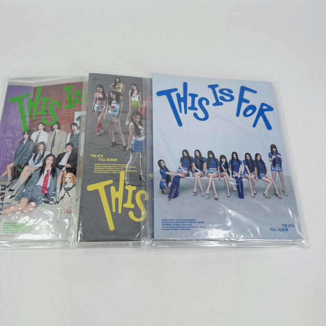 TWICE THIS IS FOR 3形態セット 新品未開封 CD アルバム