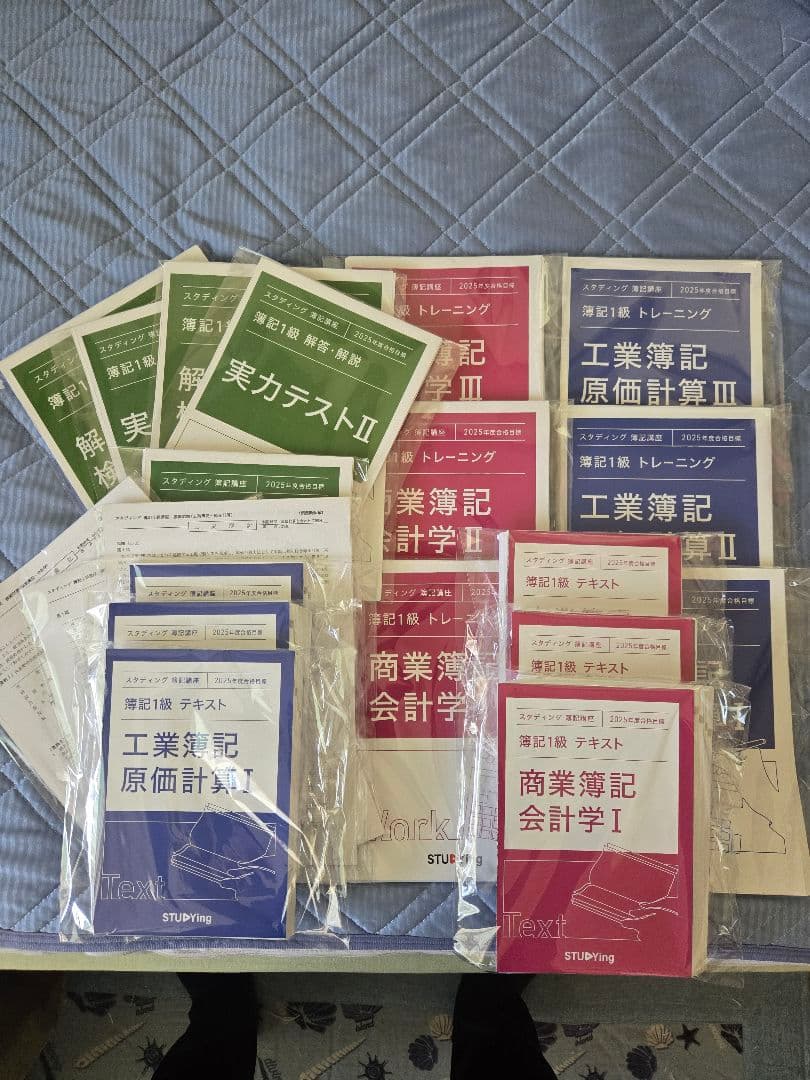 スタンディング簿記1級セット（ページ裁断）