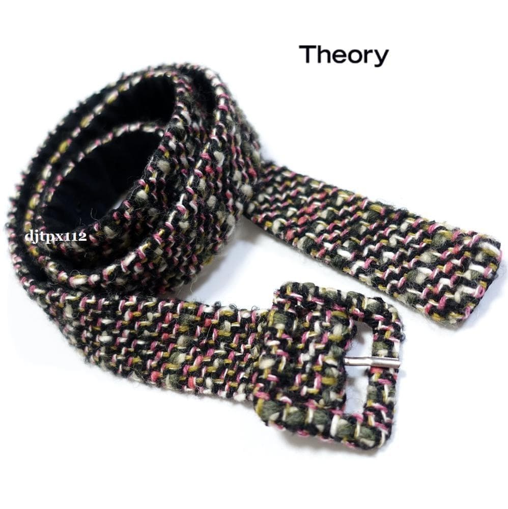 新品同様*Theory*2022*ツイードコンビ タートルワンピース*サイズP