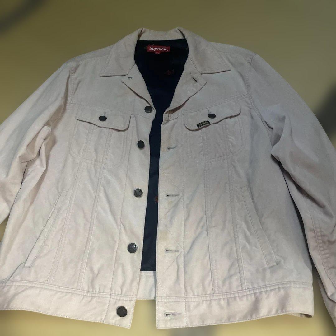 Supreme ベルベット　トラッカー　ジャケット　シュプリーム　ジージャン　M