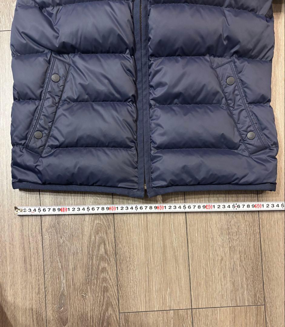 【びら】 LACOSTE ネイビー ダウンジャケット サイズ50