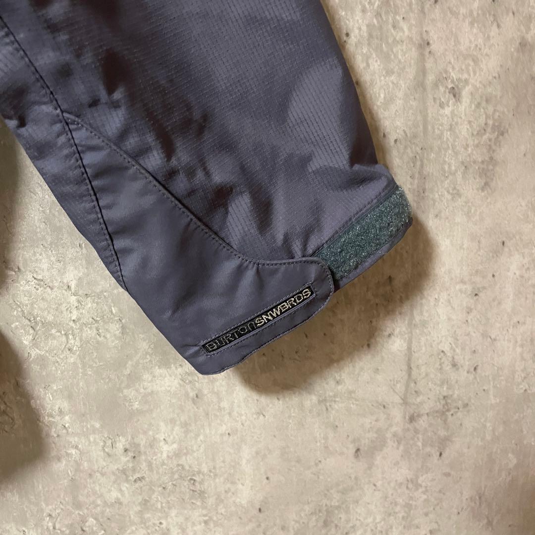 Burtonバートンスキーウェアスノーボードジャケットパーカー紺ネイビー黄色希少