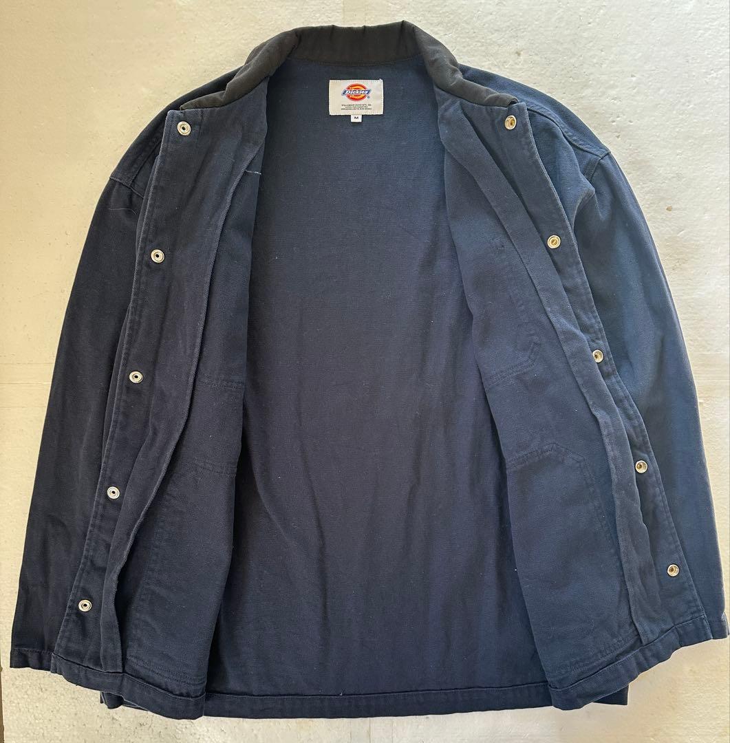 ディッキーズ ダックカバーオール ツイルカラー ミシガンチョアコート ネイビーM