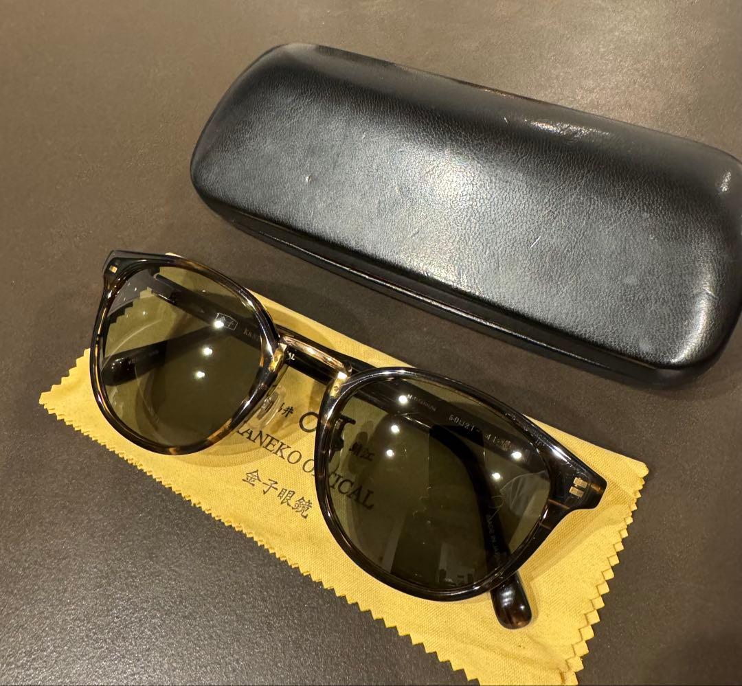 金子眼鏡　KOS-26 BRS サングラス