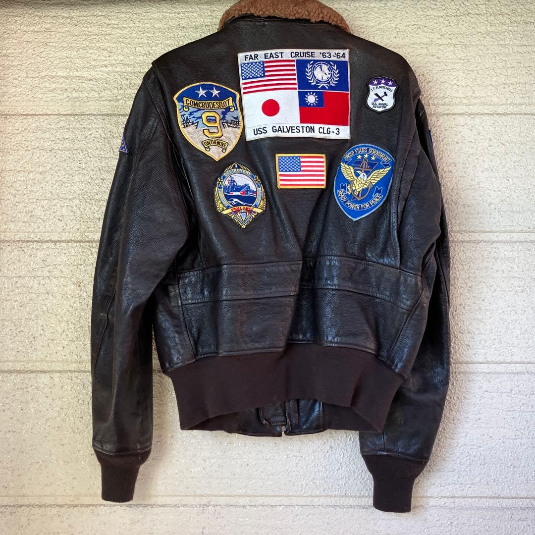 COCKPIT TYPE G-1 映画TOP GUN BROWN サイズ42号