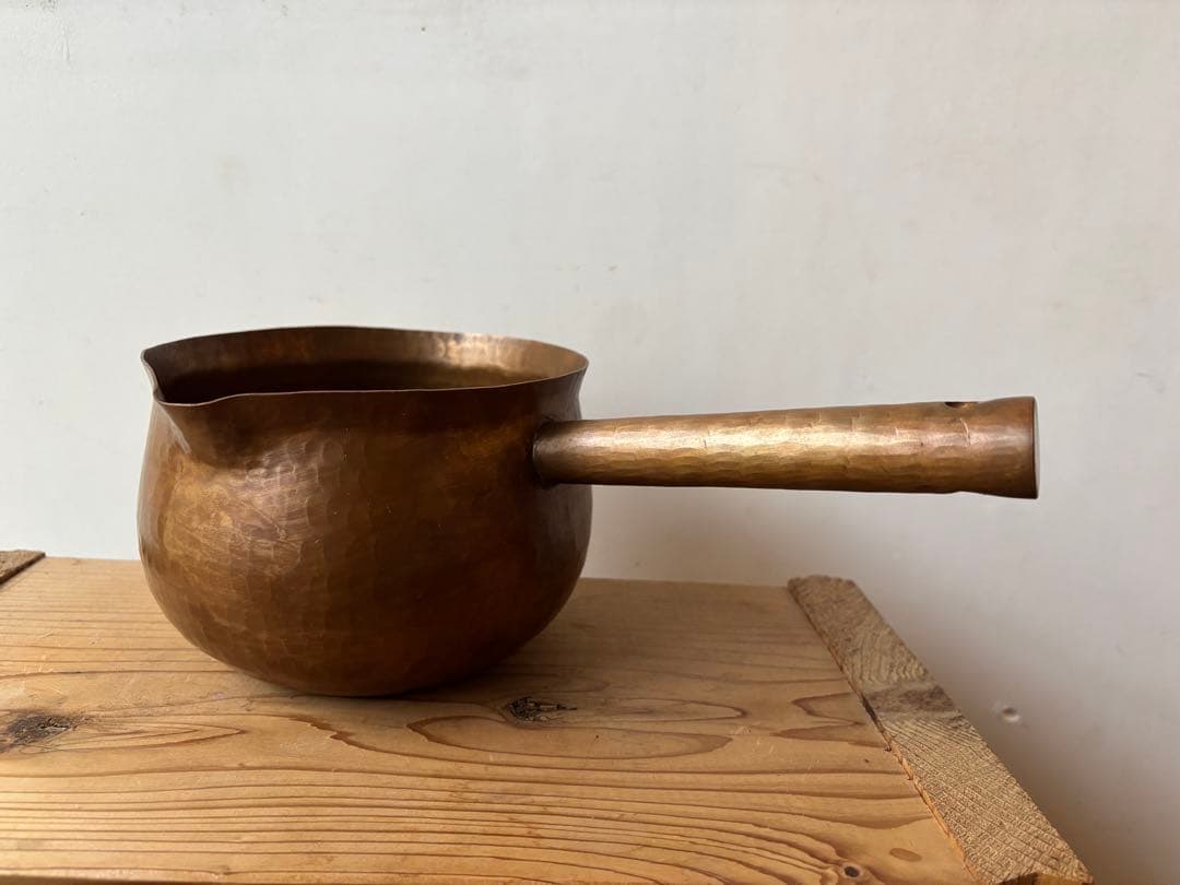 【未使用】ヨーガンレール　ババグーリ　銅製片手鍋