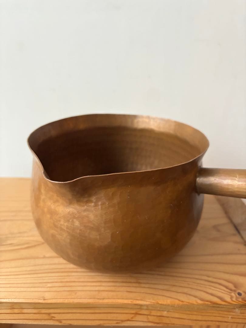 【未使用】ヨーガンレール　ババグーリ　銅製片手鍋