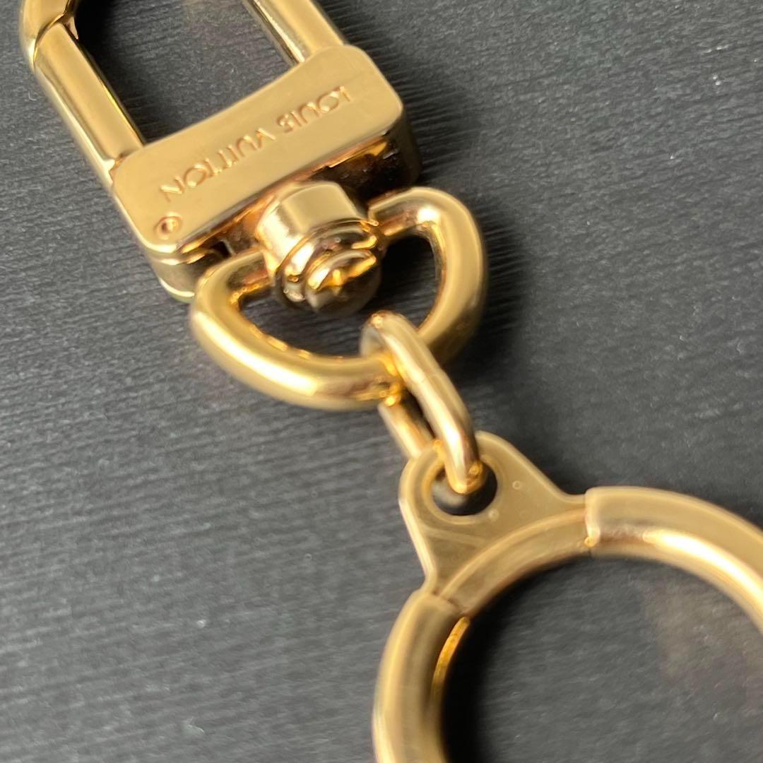 極美品　ルイヴィトン アノクレ ゴールド キーリング キーホルダー　M62694