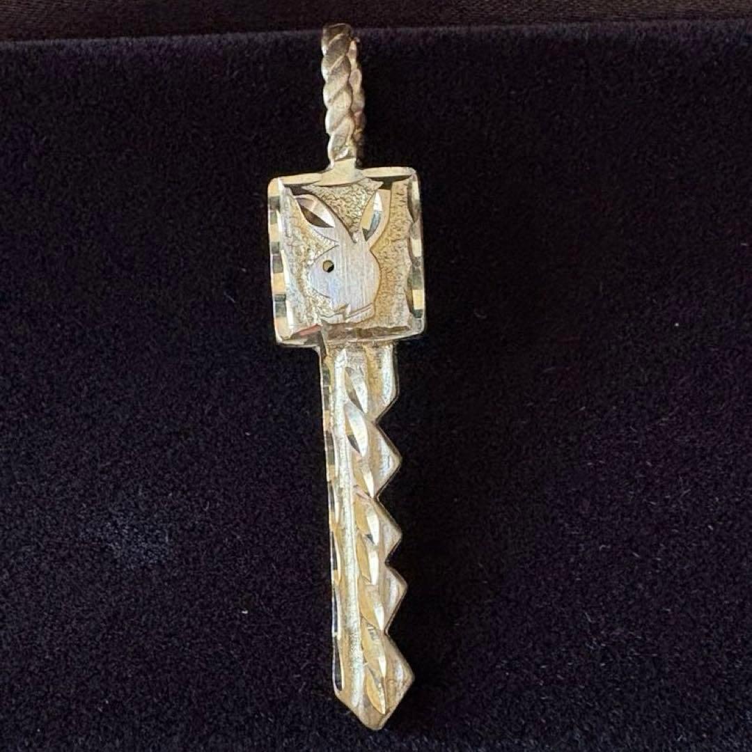 14K ヴィンテージ Playboy キー ペンダントトップ 2.41g公式刻印