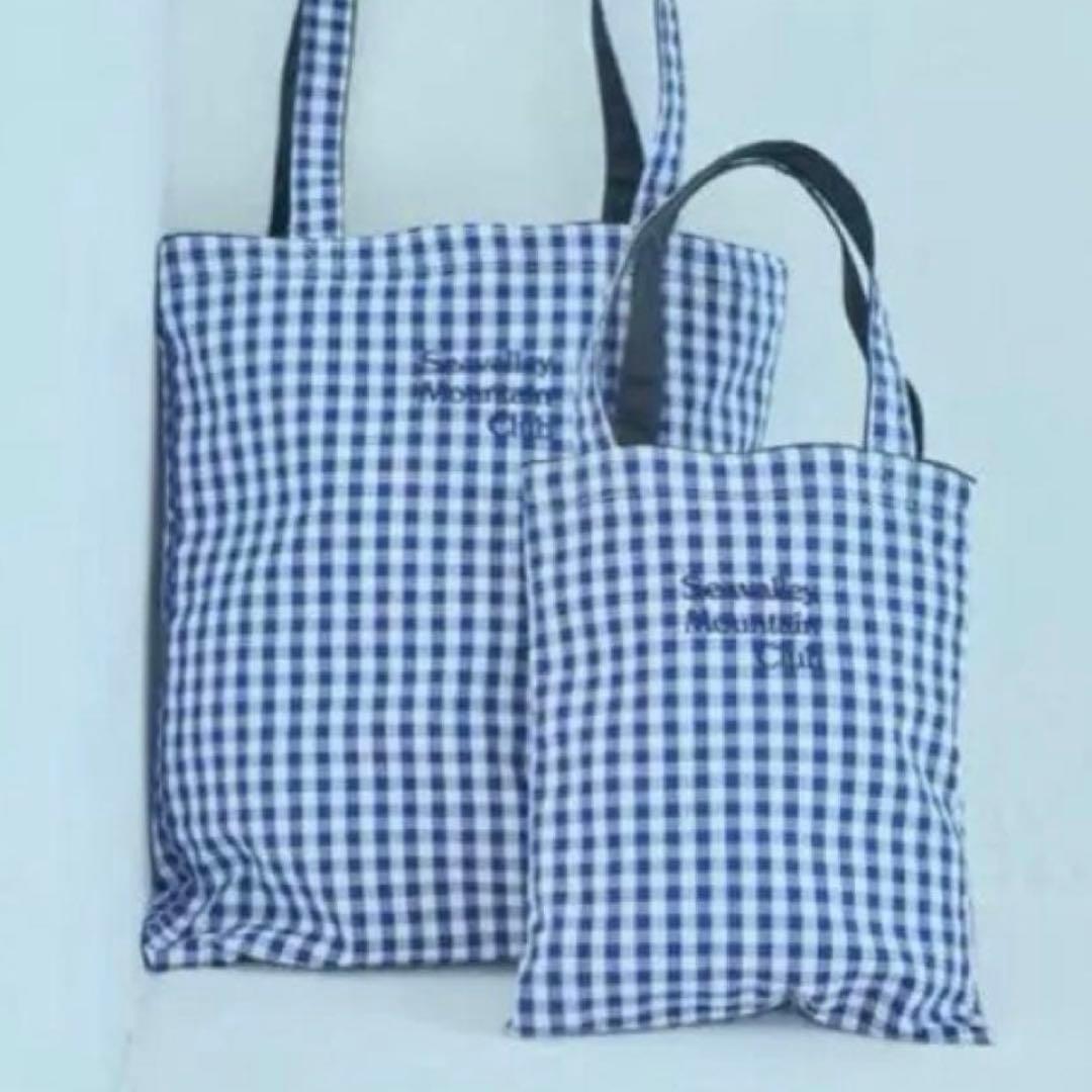 SEA ギンガムチェックトート　Sサイズ
