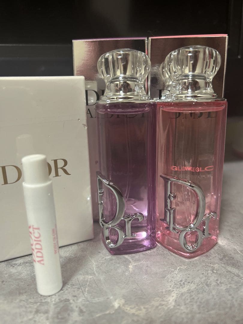 Dior アディクト 2本セット パープルグロウ ロージーグロウ トランプ付き
