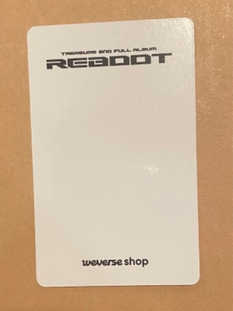 treasure ヨシ　当選者トレカ　ラキドロ　特典　weverse  カード