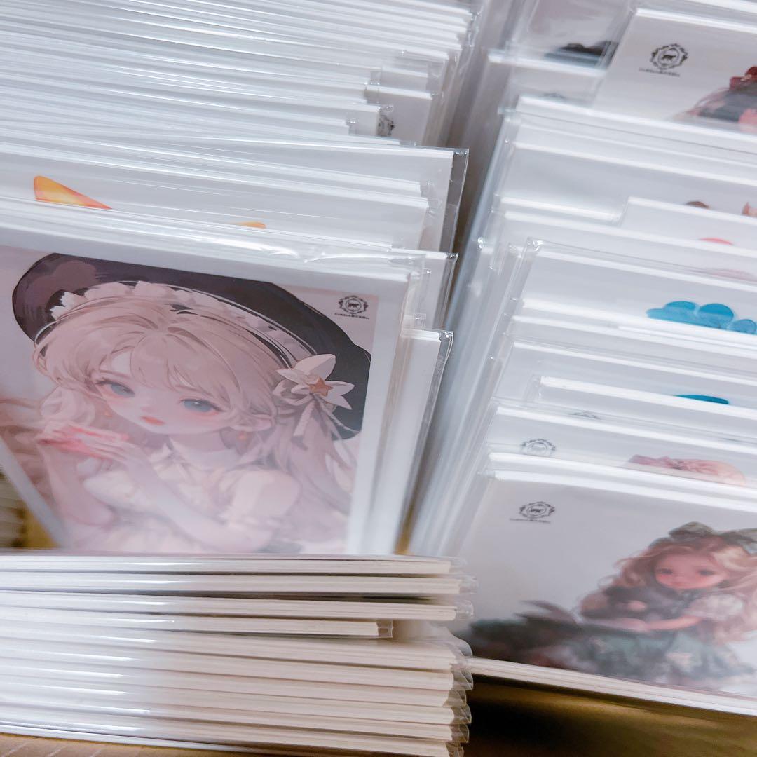 【80サイズ】　人物ステッカー　装飾ステッカー　まとめ売り　大量　紙モノ