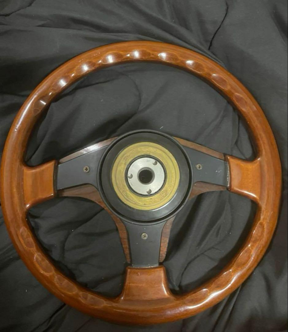 次期町内会会長 / 【当時物！】renoma レノマ ウッドステアリング