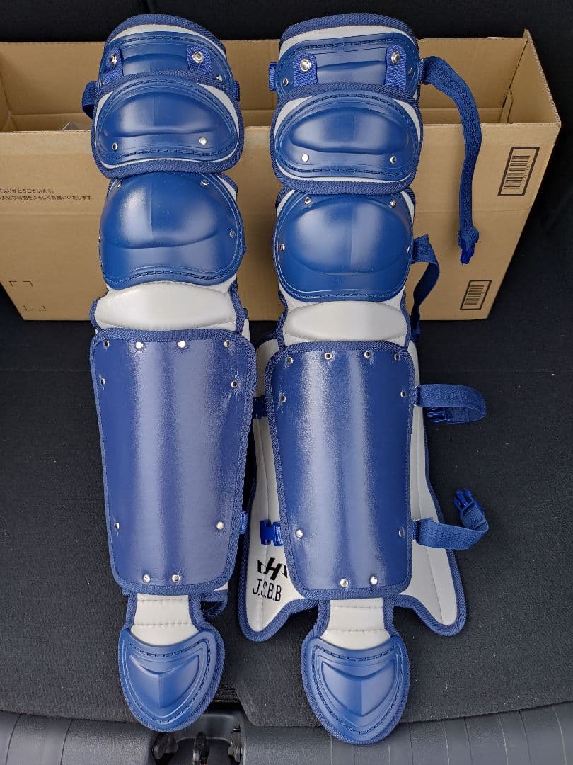 【新品・未使用】ハタケヤマ一般軟式用キャッチャーレガース